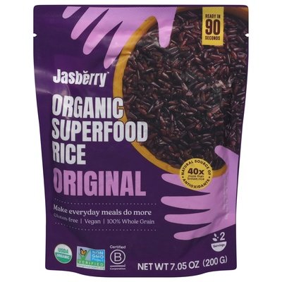 Jasberry Rice Superfood Organic Original Og1 6/7.05 OZ [UNFI #2951689] [ebt]