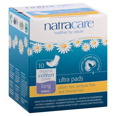 Natracare Pads Ultra Long With Organic Cotton Cover 1/10 CT [UNFI-CARLISLE #335026] T