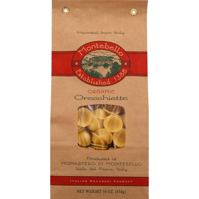Montebello Orecchiette Organic Og2 12/1 LB Og2 [UNFI #1499599 ] [ebt]