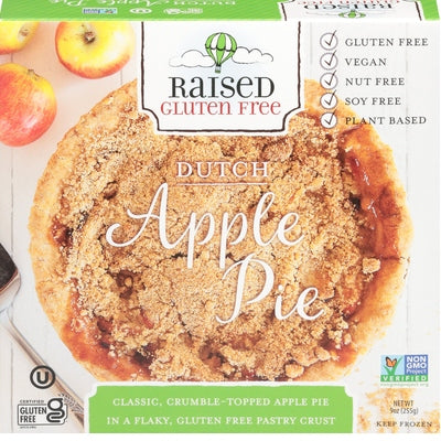 Raised Gluten Free Pie Dutch Apple 6/9 OZ [UNFI #2175503] [ebt]