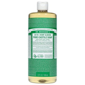 Dr Bronners Pure-Castile Soap 18-In-1 Hemp Almond Og3 1/32 OZ [UNFI-CARLISLE #329235] T