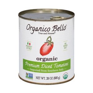 Organico Bello Canned Italian Choppedtomatoes Og1 12/28 OZ [UNFI #2283133] [ebt]