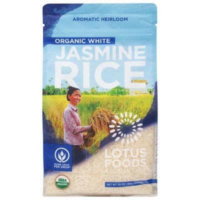 Lotus Foods Jasmine Rice Organic White Og1 6/30 OZ [UNFI #2031326] [ebt]