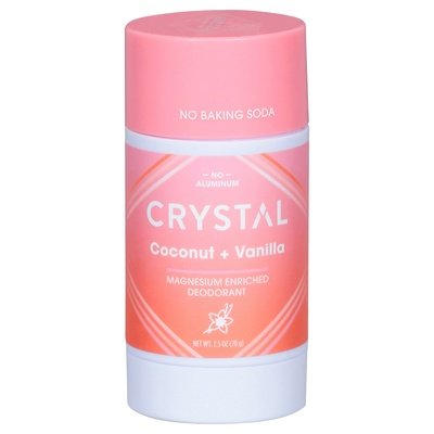 Crystal Deodorant Coconut + Vanilla 1/2.5 OZ [UNFI-CARLISLE #2688810] T