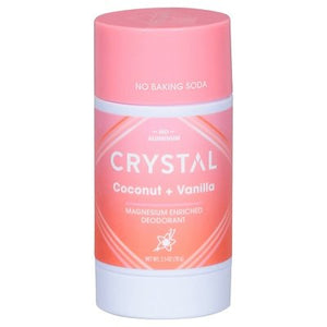 Crystal Deodorant Coconut + Vanilla 1/2.5 OZ [UNFI-CARLISLE #2688810] T