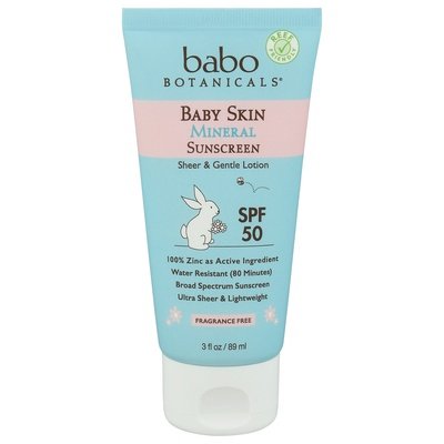 Babo Botanicals Sunscreen Mineral Baby Skin Spf 50 1/3 OZ [UNFI-CARLISLE #2359453] T