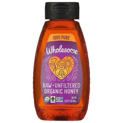 Wholesome Honey Organic Raw + Unfiltered Og2 6/16 OZ [UNFI #1848571] [ebt]
