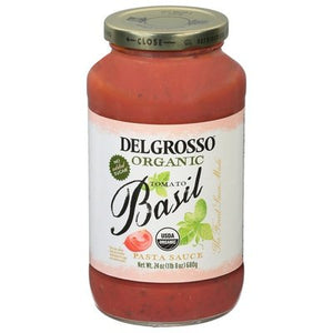 Delgrosso Organic Pasta Sauce Organic Tomato Basil Og2 12/24 OZ [UNFI #1552249] [ebt]