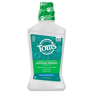 Toms Of Maine Mouthwash Cool Mountain Mint Wicked Fresh 1/16 OZ [UNFI-CARLISLE #264606] T