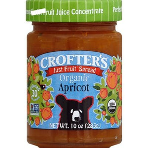 Crofters Fruit Spread Organic Apricot Og2 6/10 OZ [UNFI #682013] [ebt]