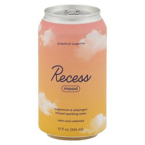Recess Sparkling Water Mood Grapefruit Tangerine 12/12 OZ [UNFI #2917292] [ebt] T
