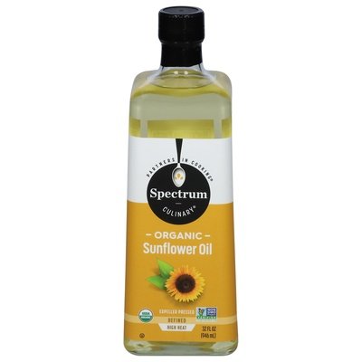 Spectrum Naturals Sunflower Oil Organic Og2 12/32 OZ [UNFI #540294] [ebt]