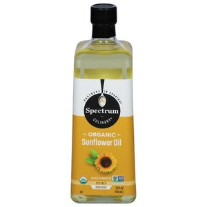 Spectrum Naturals Sunflower Oil Organic Og2 12/32 OZ [UNFI #540294] [ebt]