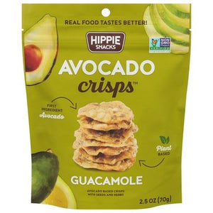 Hippie Snacks Avocado Crisps Guacamole 8/2.5 OZ [UNFI #2481166] [ebt]