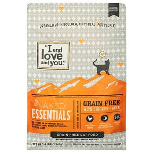 I And Love And You Cat Food Grain Free With Chicken + Duck 4/3.4 LB [UNFI #02686384]
