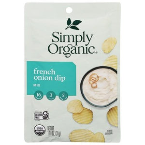 Simply Organic Mix French Onion Dip Og2 12/1.1 OZ [UNFI #915769] [ebt]