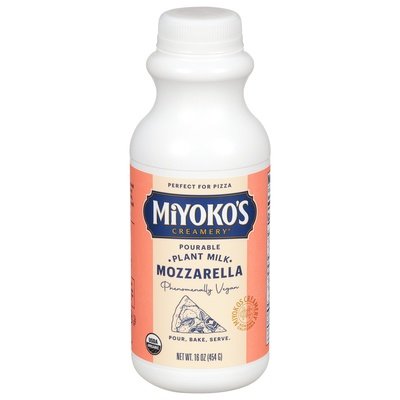 Miyokos Creamery Mozzarella Plant Milk Pourable Og2 6/16 OZ [UNFI #2805794] [ebt]