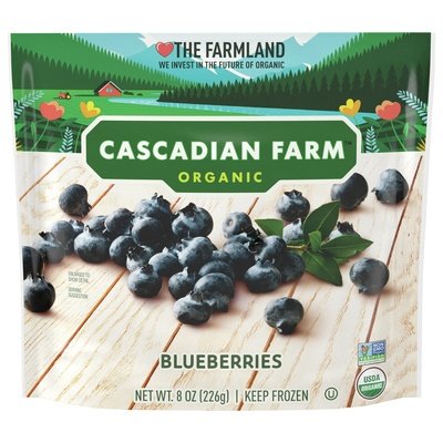 Cascadian Farm Blueberries Organic Og2 12/8 OZ [UNFI #908095] [ebt]