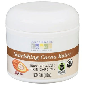 Aura Cacia Skin Care Oil 100% Organic Nourishing Cocoa Butter Og1 1/4 OZ [UNFI-CARLISLE #448969] T