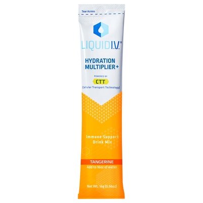 Liquid I V Immune Support Drink Mix Tangerine 8/.56 OZ [UNFI-CARLISLE #2700847] [ebt]