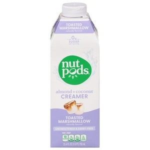 Nutpods Creamer Unsweetened & Dairy Free Toasted Marshmallow Almond + Coconut 6/25.4 OZ [UNFI #2784445] [ebt] T
