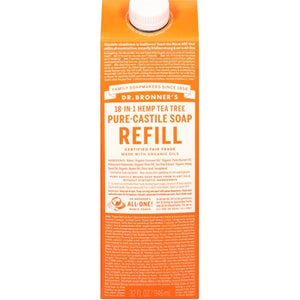 Dr Bronners Tea Tree Refill Og3 1/32 OZ [UNFI-CARLISLE #3004439] T