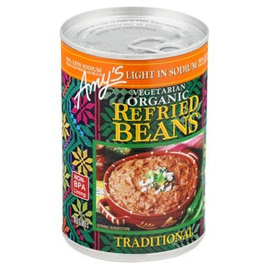 Amys Refried Beans Organic Traditional Og2 12/15.4 OZ [UNFI #793455] [ebt]