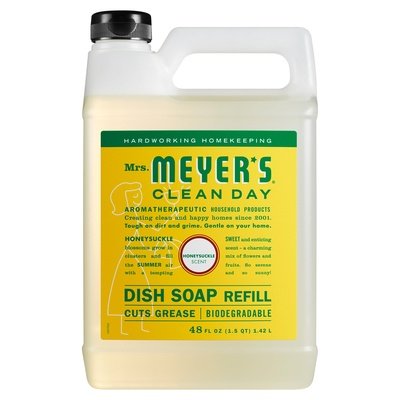Mrs Meyers Clean Day Dish Soap Refill Honeysuckle Scent 6/48 OZ [UNFI #2548410] T