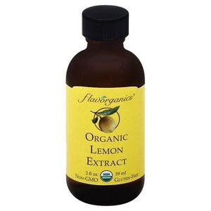 Flavorganics Lemon Extract Organic Og2 1/2 OZ [UNFI-CARLISLE #987321] [ebt]