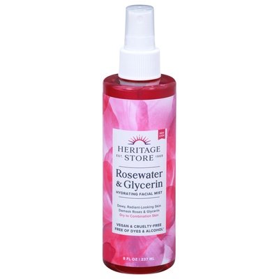 Heritage Store, Inc  Rosewater & Glycerin 1/8 OZ [UNFI-CARLISLE #1157304] T
