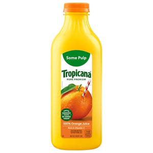 Tropicana 100% Orange Juice Some Pulp 6/46 oz [UNFI #3108479 ] [ebt]