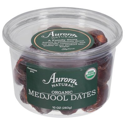 Aurora Natural Medjool Dates Organic Og2 12/10 OZ [UNFI #2624492] [ebt]