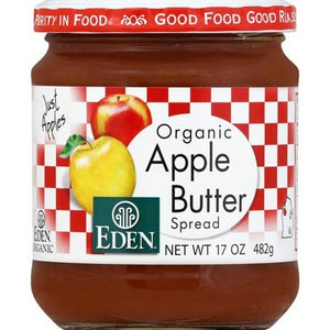 Eden Foods Apple Butter Spread Organic Og1 12/17 OZ [UNFI #911065] [ebt]