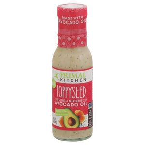 Primal Kitchen Dressing & Marinade Poppyseed Avocado Oil 6/8 OZ [UNFI #2993681] [ebt]