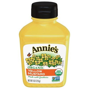 Annies Naturals Mustard Organic Yellow Og2 12/9 OZ [UNFI #381772] [ebt]