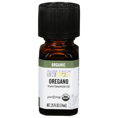 Aura Cacia Pure Essential Oil Organic Purifying Oregano Og2 1/.25 OZ [UNFI-CARLISLE #324996] T