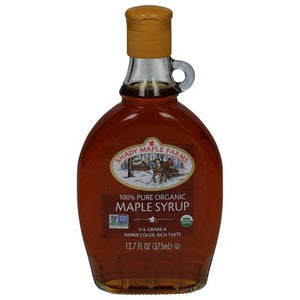 Shady Maple Farms Maple Syrup Organic 100% Pure Og2 12/12.7 OZ [UNFI #337956] [ebt]