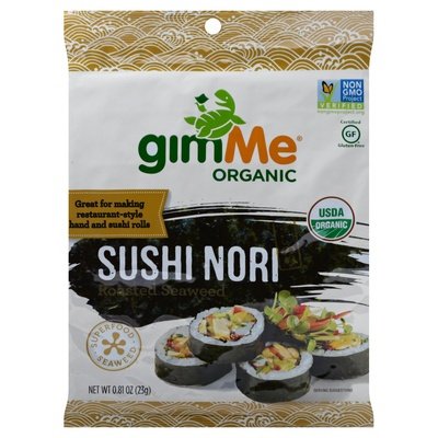 Gimme Sushi Nori Organic Og1 12/.81 OZ [UNFI #1706605] [ebt]