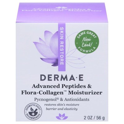 Derma E Advanced Peptides & Flora-Collagen Moisturizer Skin Restore 1/2 OZ [UNFI-CARLISLE #610659] T