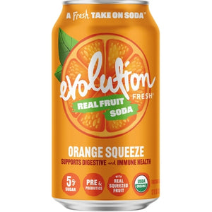 Evolution Fresh Orange Squeeze Fruit Soda Og2 6/12 OZ [UNFI #3076395] [ebt] T