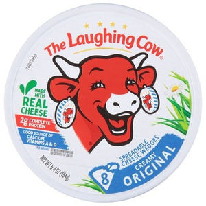 Laughing Cow Spreadable Cheese Wedges Creamy Original 12/5.4 OZ [UNFI #2928984] [ebt]