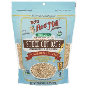Bobs Red Mill Oats Steel Cut Organic Og2 4/24 OZ [UNFI #2276202] [ebt]