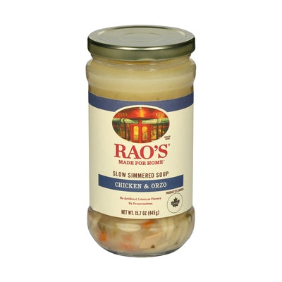 Raos Chicken & Orzo Soup 6/15.7 OZ [UNFI #3070091] [ebt]