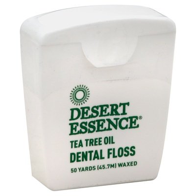 Desert Essence Dental Floss Waxed Tea Tree Oil 6/50 YD [UNFI-CARLISLE #923151] T
