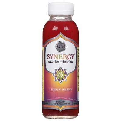 Gts Kombucha Raw Lemon Berry Og3 12/10 OZ [UNFI #2931517] [ebt]