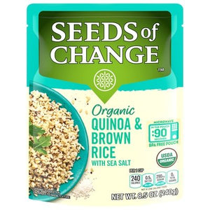 Seeds Of Change Quinoa & Brown Rice Organic With Sea Salt Og2 12/8.5 OZ [UNFI #2881134] [ebt]