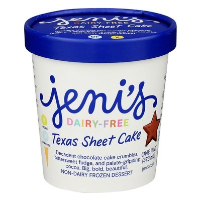 Jenis Frozen Dessert Dairy-Free Texas Sheet Cake 8/16 OZ [UNFI #2457760] [ebt]