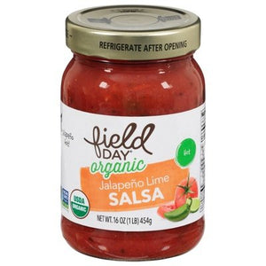Field Day Salsa Jalapeno Lime Hot Og2 12/16 OZ [UNFI #852905] [ebt]