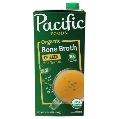 Pacific Foods Bone Broth Chicken Organic Og2 12/32 OZ [UNFI #2426492] [ebt]
