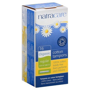 Natracare Tampons Cotton Organic Regular 1/16 CT [UNFI-CARLISLE #639740] T
